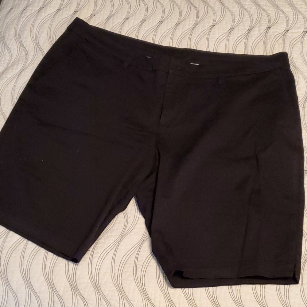 black chino shorts